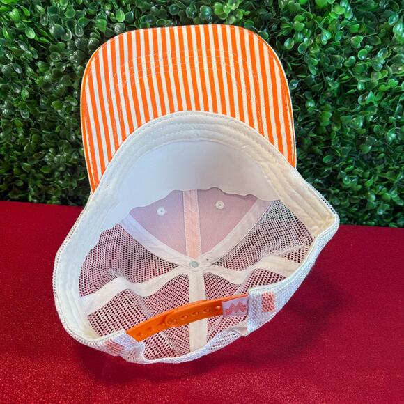 Texas Whataburger Great Taste Trucker Adult Cap Hat Rare Orange White - Picture 8 of 8